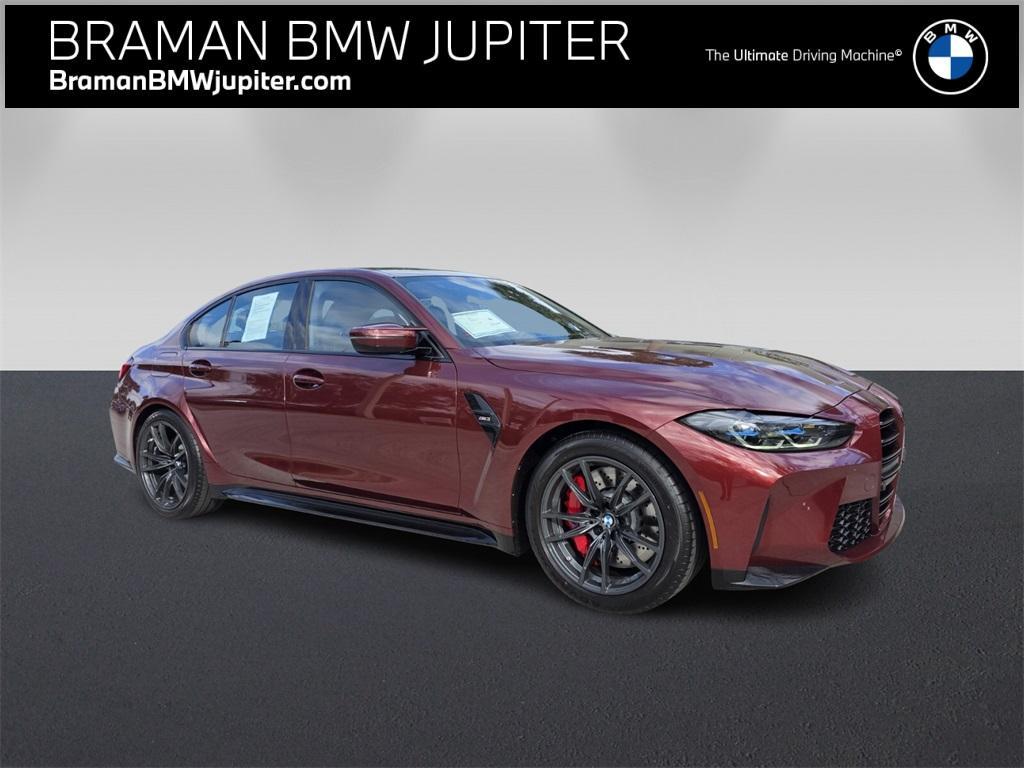 used 2023 BMW M3 car, priced at $73,995
