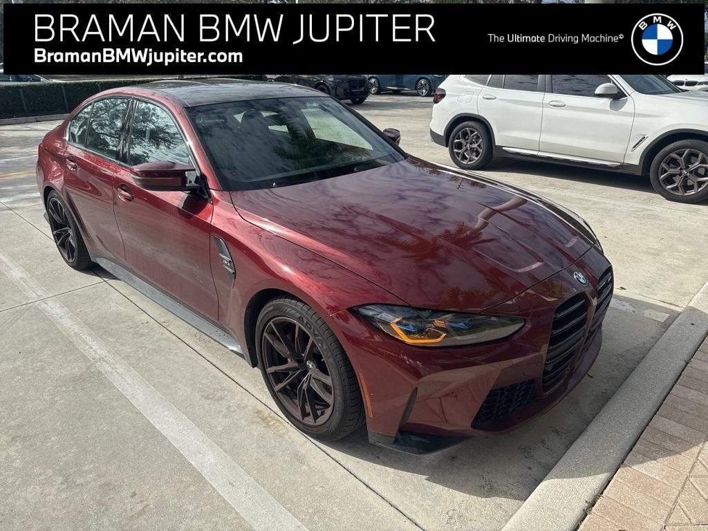used 2023 BMW M3 car, priced at $73,995