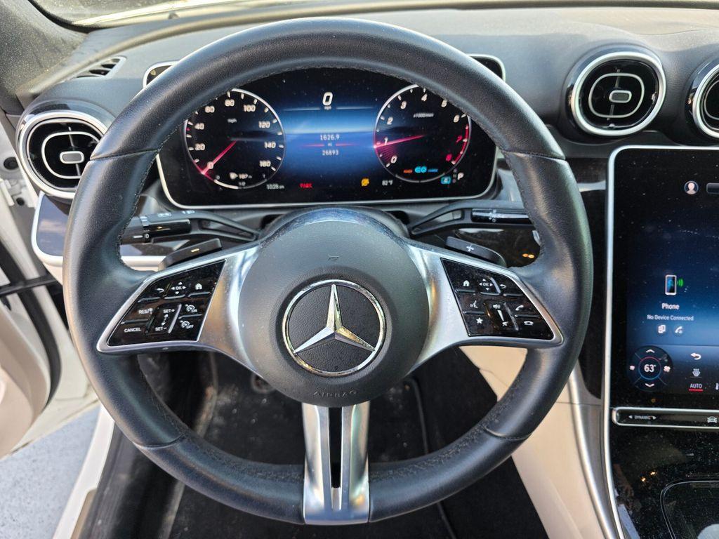 used 2022 Mercedes-Benz C-Class car, priced at $32,200