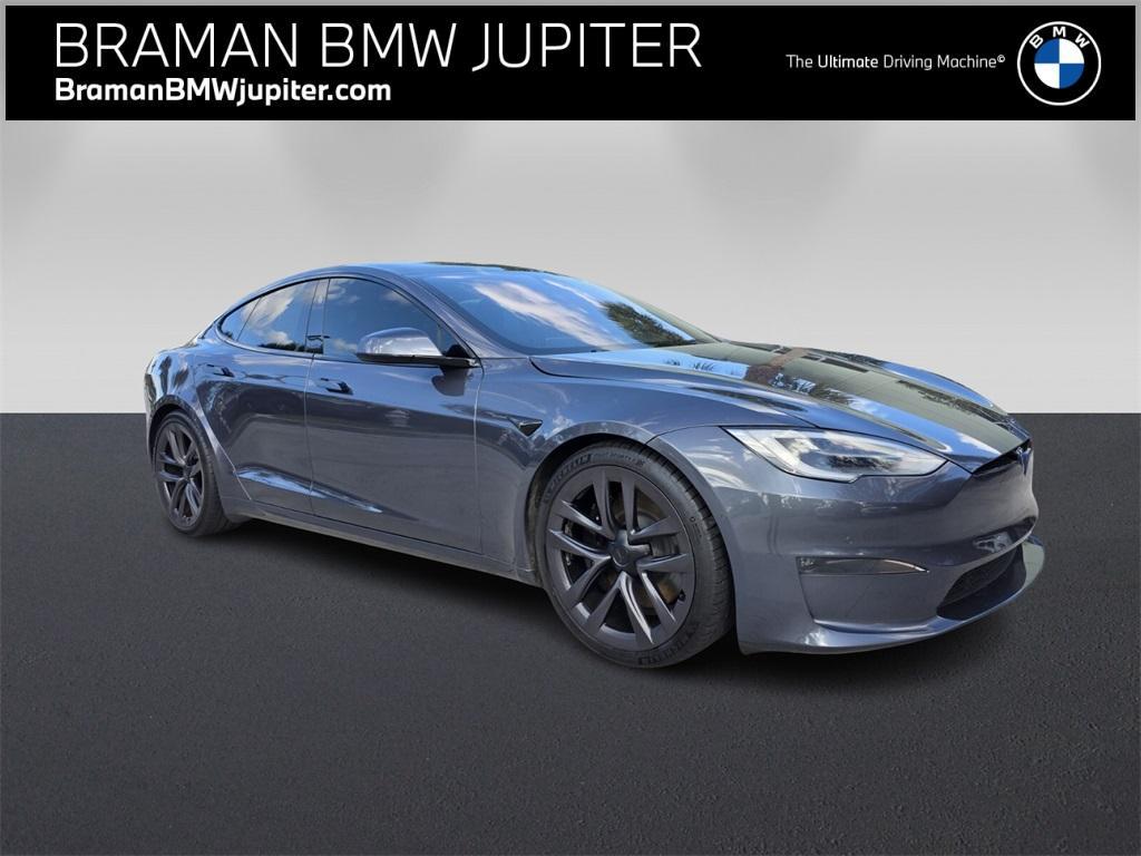 used 2021 Tesla Model S car, priced at $55,995