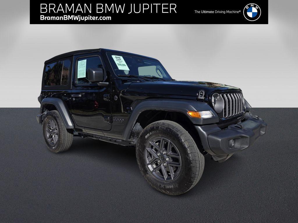 used 2024 Jeep Wrangler car, priced at $33,200
