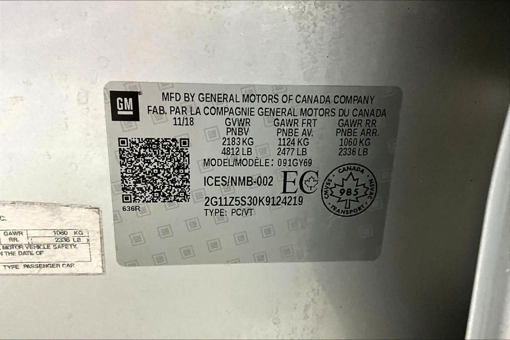 used 2019 Chevrolet Impala car, priced at $11,907