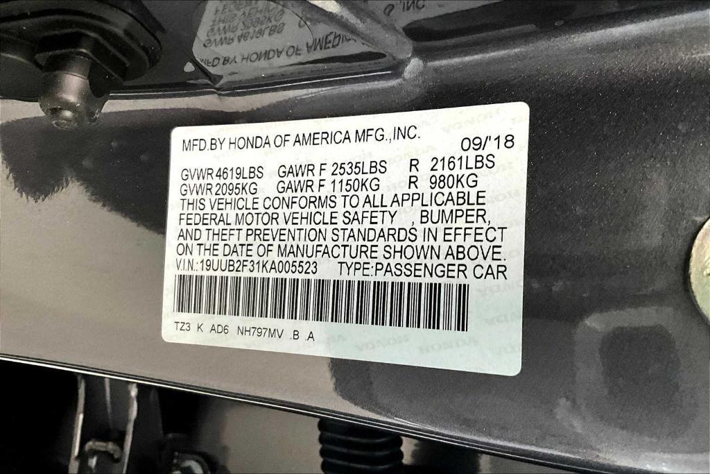 used 2019 Acura TLX car, priced at $20,997