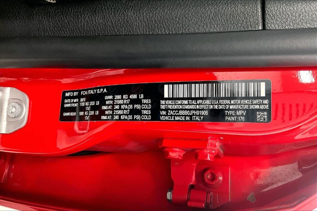 used 2018 Jeep Renegade car, priced at $18,427