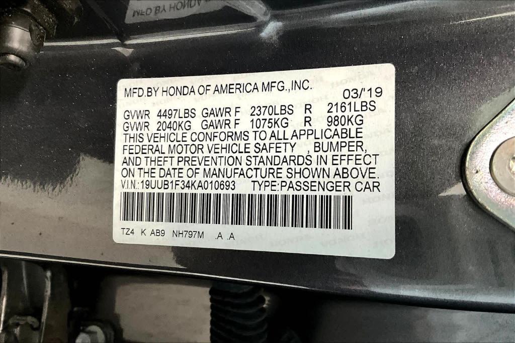 used 2019 Acura TLX car, priced at $19,847