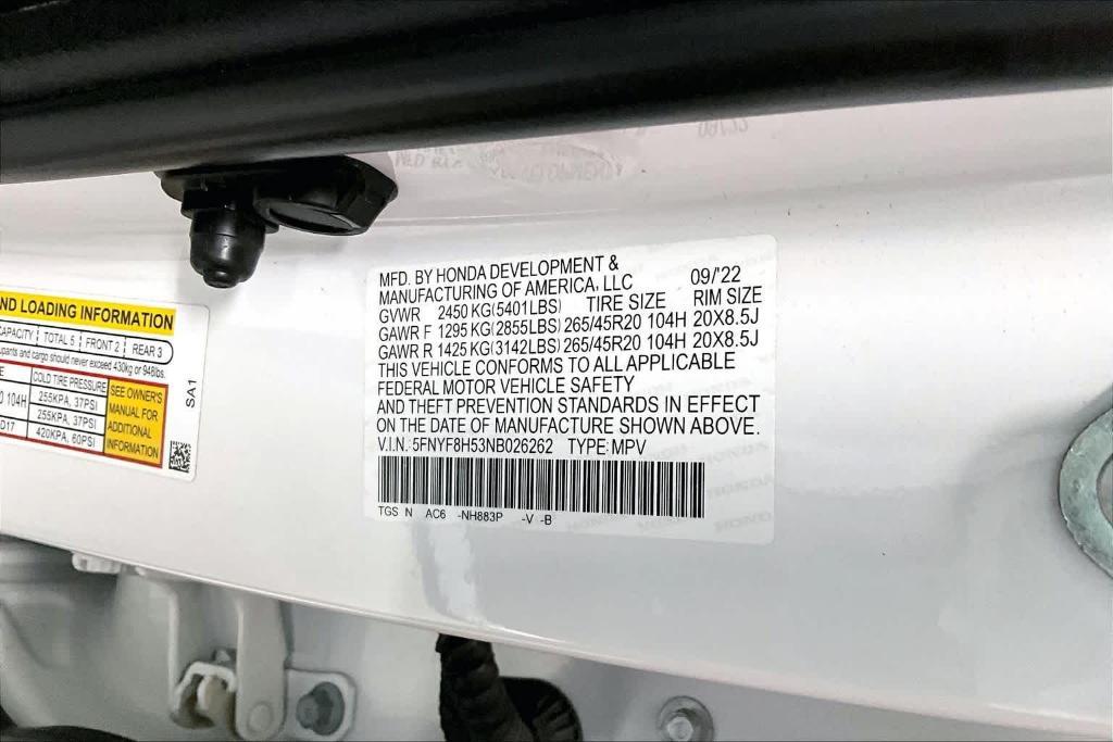 used 2022 Honda Passport car, priced at $30,447