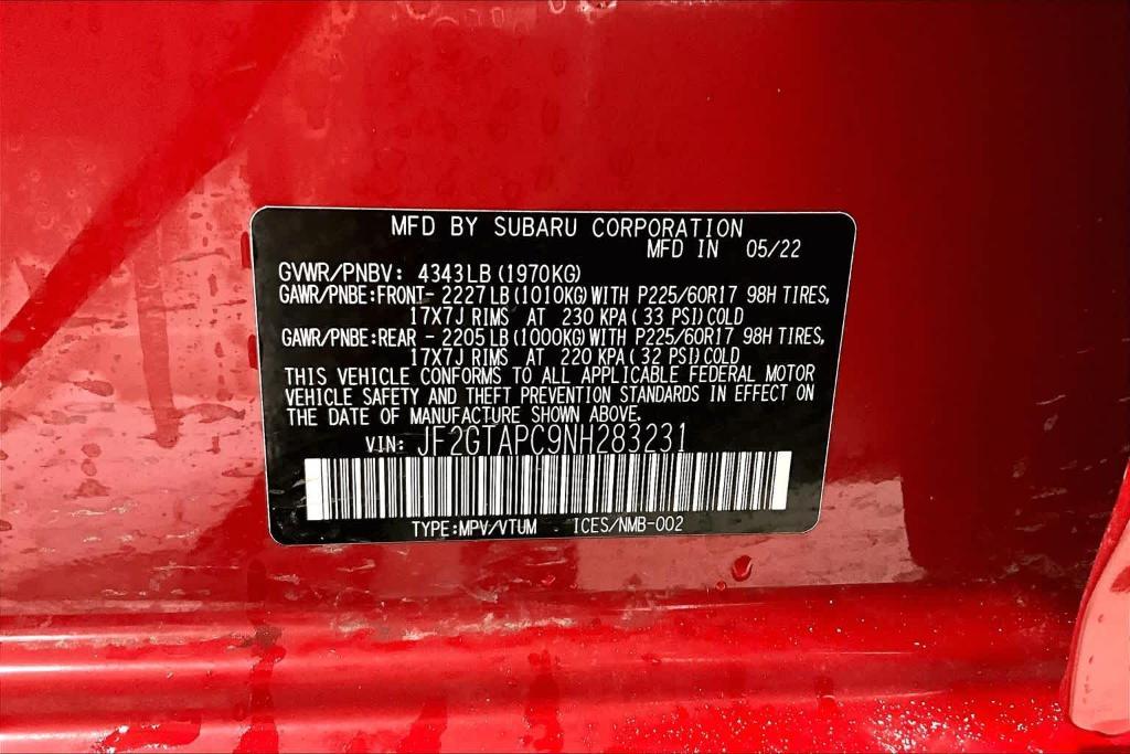 used 2022 Subaru Crosstrek car, priced at $22,967