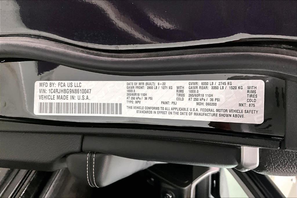 used 2022 Jeep Grand Cherokee car, priced at $24,657