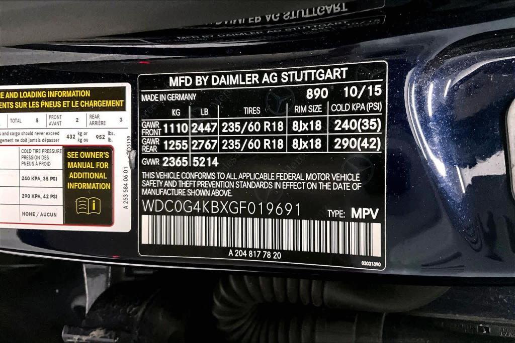 used 2016 Mercedes-Benz GLC-Class car, priced at $15,977