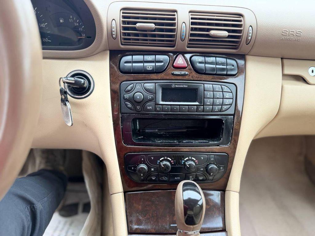 used 2002 Mercedes-Benz C-Class car, priced at $5,500