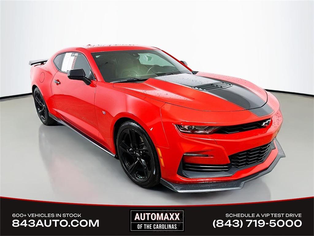 used 2021 Chevrolet Camaro car, priced at $39,955