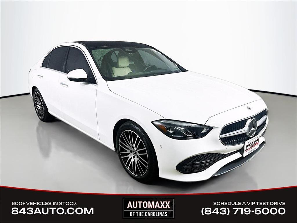 used 2022 Mercedes-Benz C-Class car, priced at $32,999