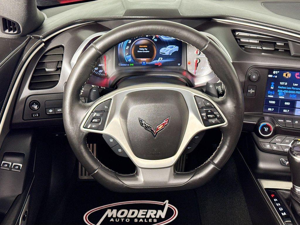 used 2017 Chevrolet Corvette car, priced at $45,980