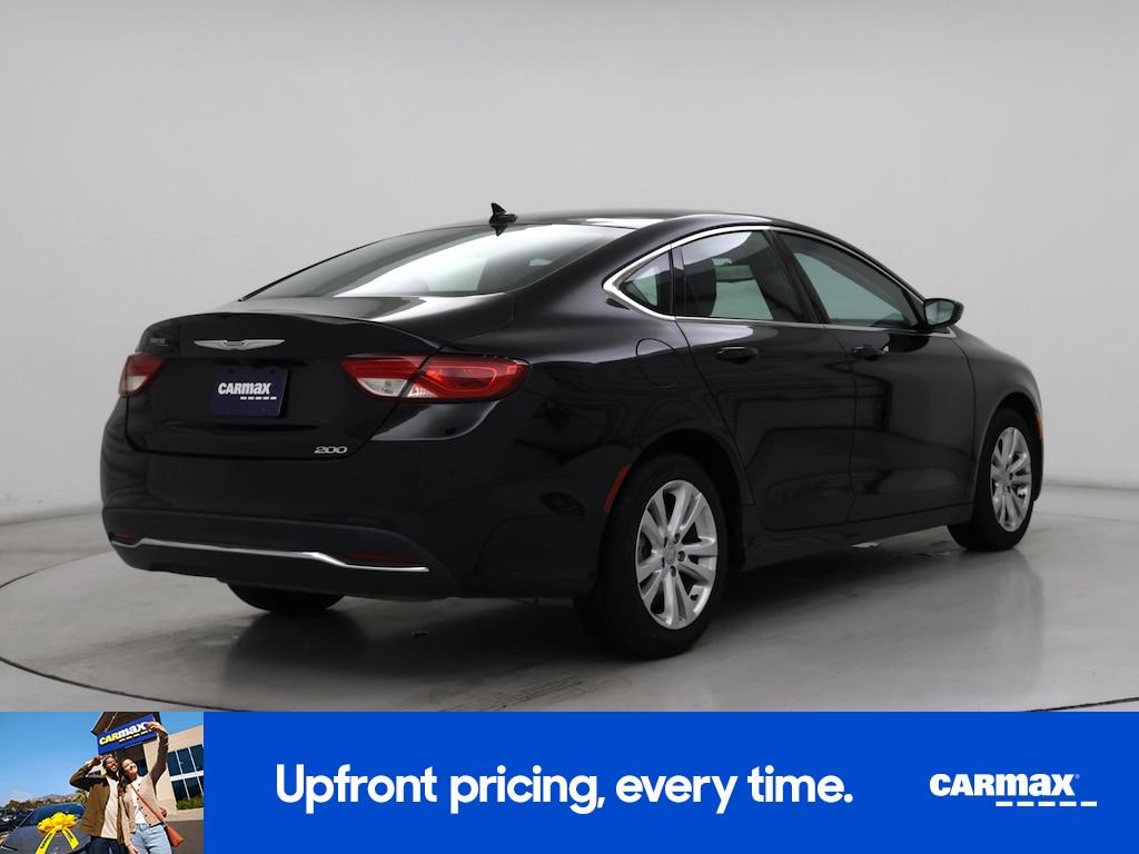used 2016 Chrysler 200 car, priced at $10,998