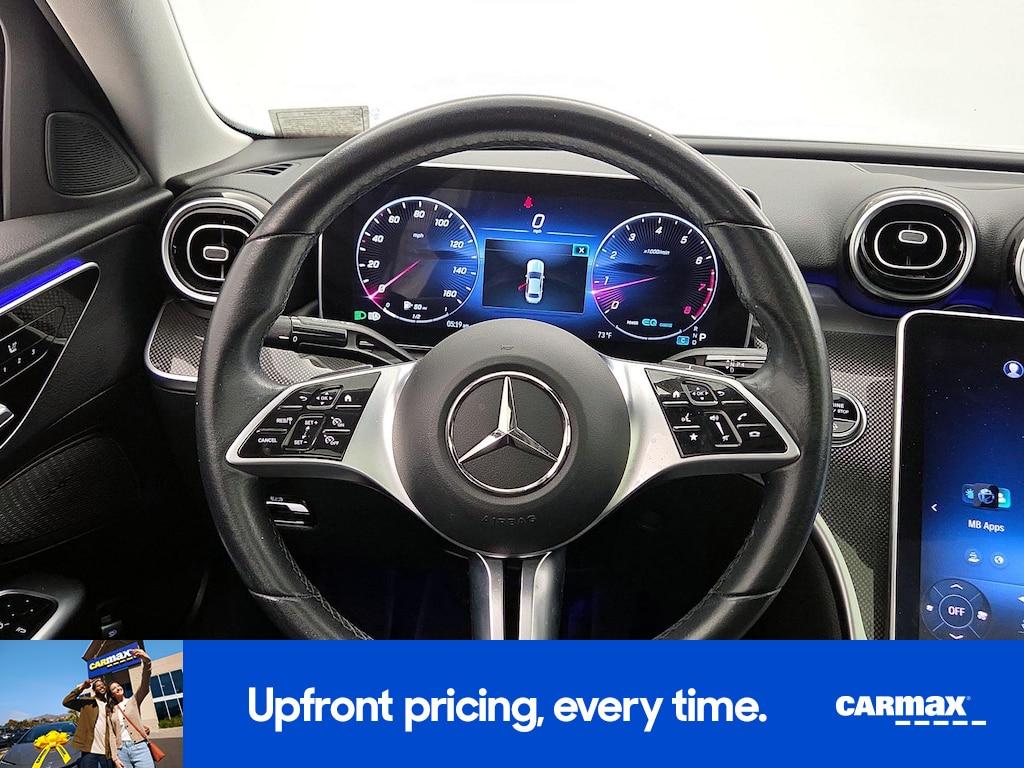 used 2022 Mercedes-Benz C-Class car, priced at $29,998