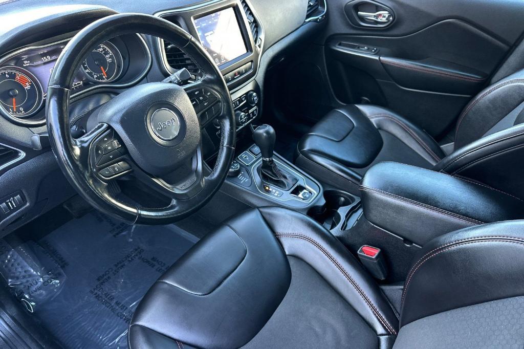 used 2021 Jeep Cherokee car, priced at $19,588