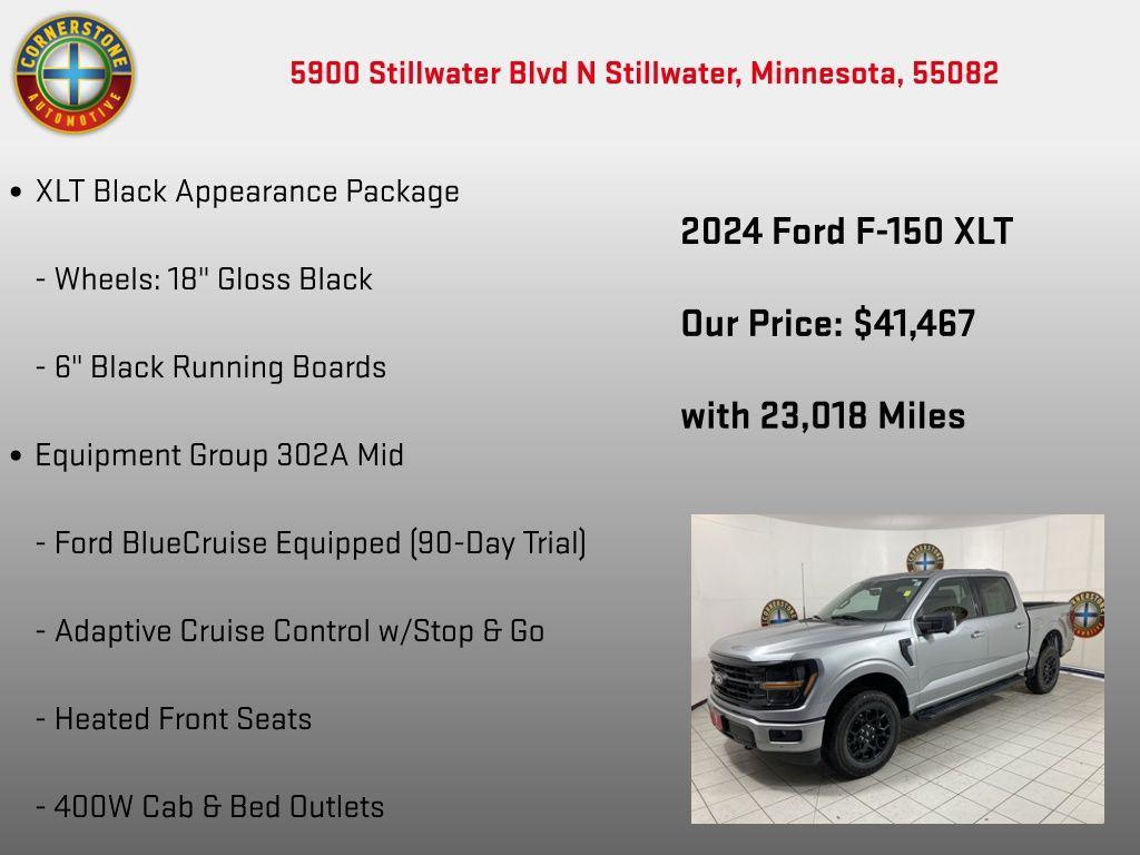 used 2024 Ford F-150 car, priced at $41,467