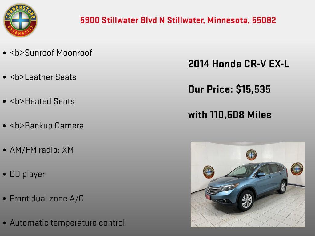 used 2014 Honda CR-V car, priced at $15,535