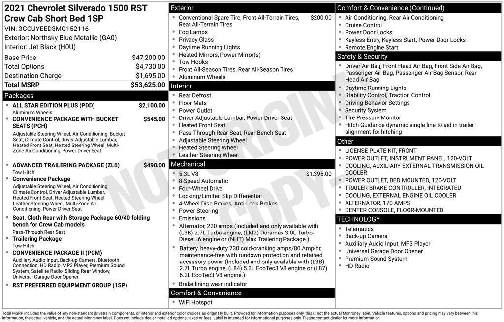 used 2021 Chevrolet Silverado 1500 car, priced at $23,500