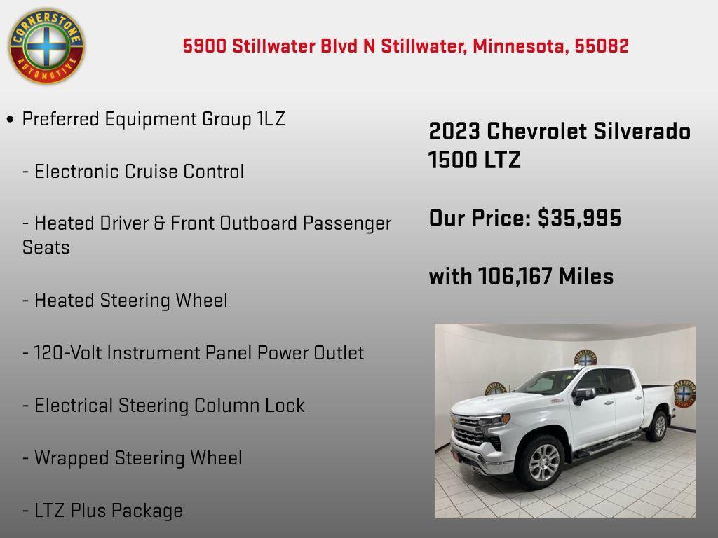 used 2023 Chevrolet Silverado 1500 car, priced at $35,581