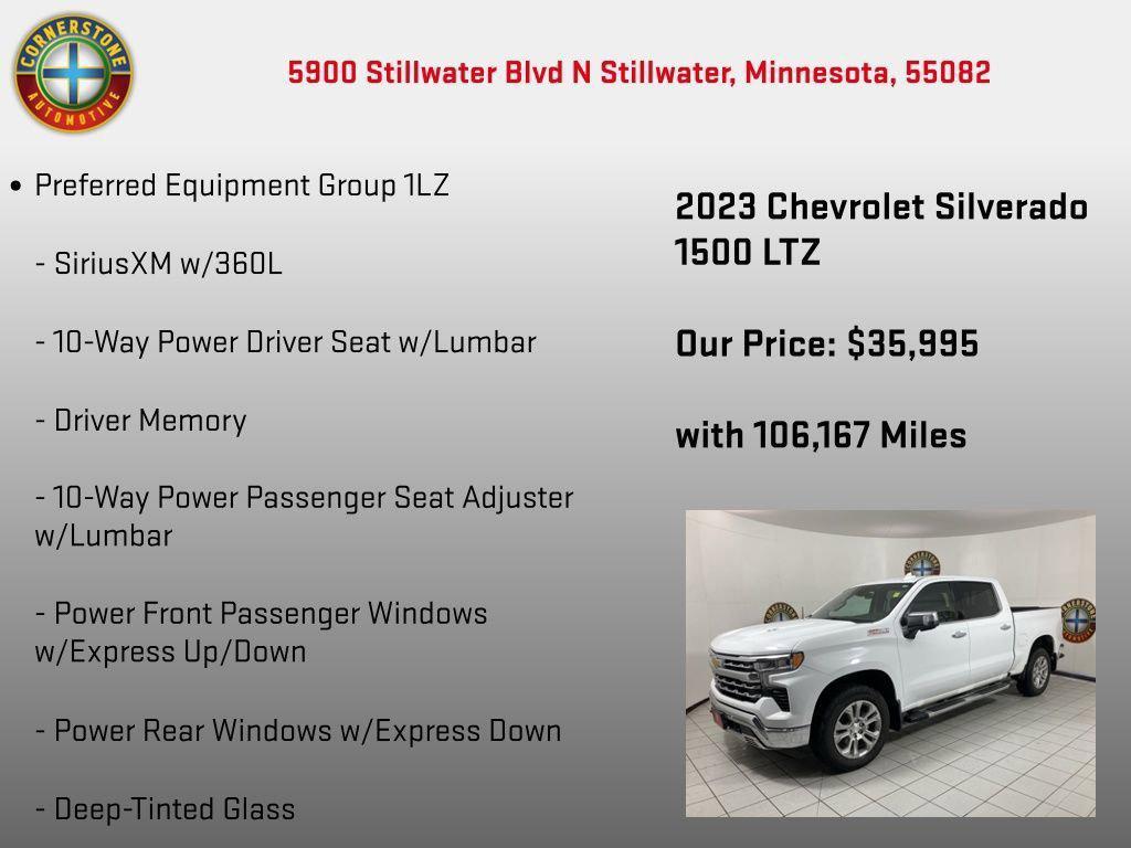 used 2023 Chevrolet Silverado 1500 car, priced at $35,581