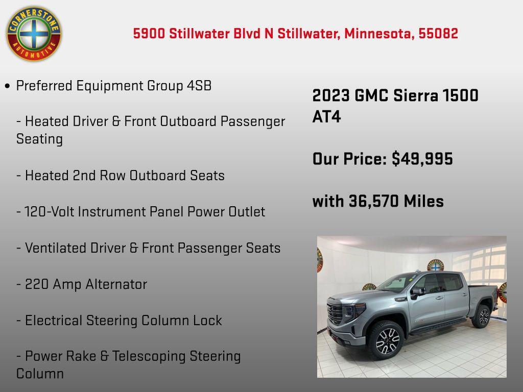 used 2023 GMC Sierra 1500 car, priced at $49,995