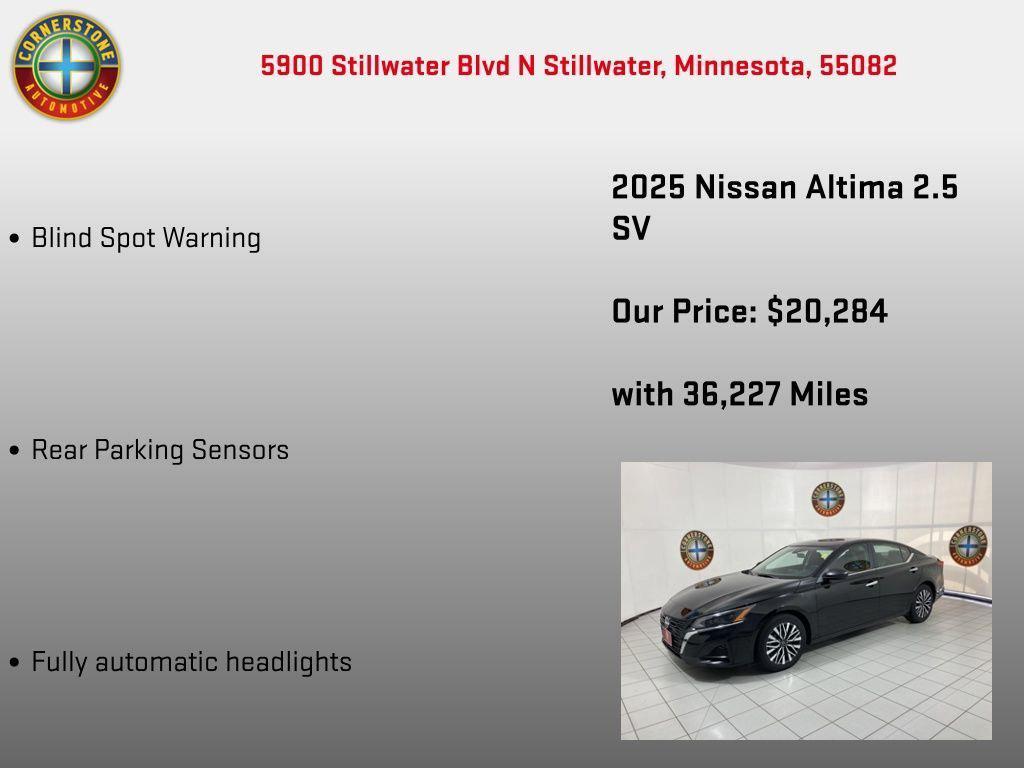 used 2025 Nissan Altima car, priced at $20,634