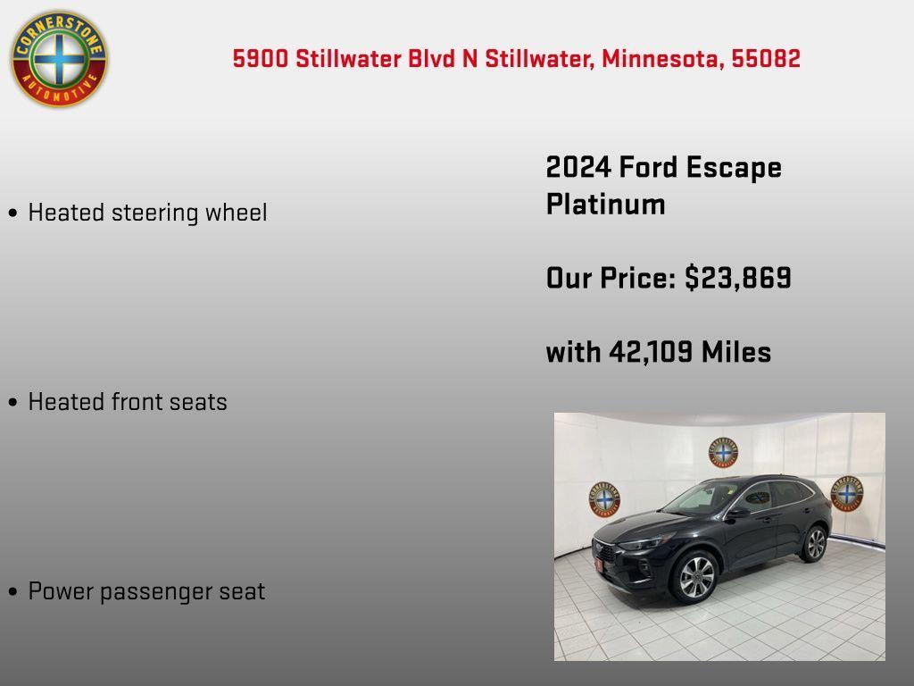 used 2024 Ford Escape car, priced at $24,219