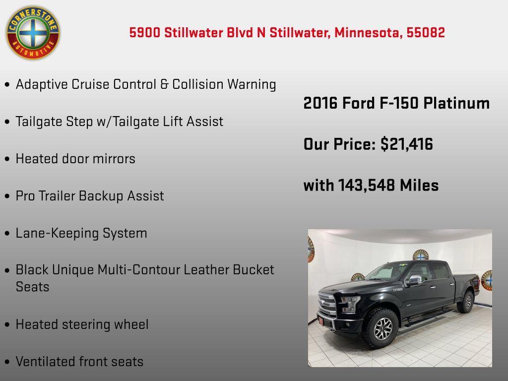 used 2016 Ford F-150 car, priced at $21,416