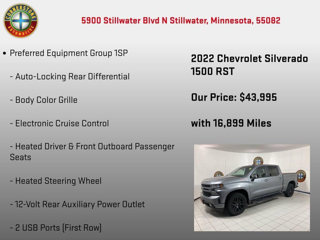used 2022 Chevrolet Silverado 1500 Limited car, priced at $44,345
