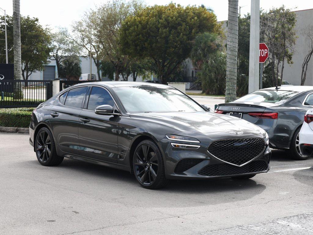 used 2023 Genesis G70 car, priced at $30,800