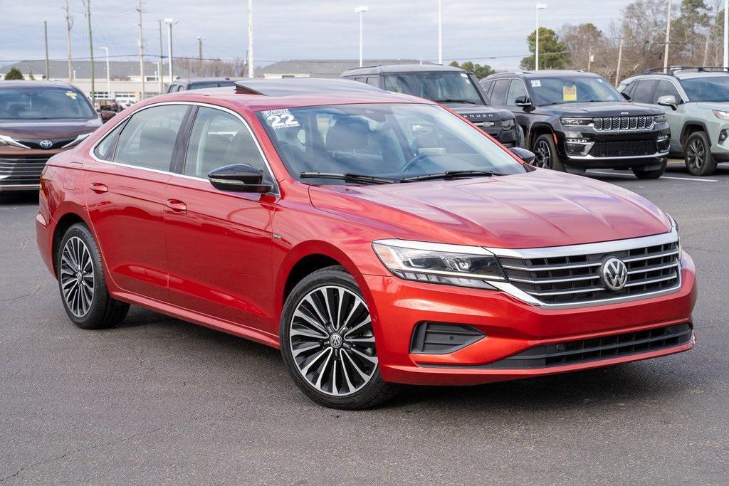 used 2022 Volkswagen Passat car, priced at $19,827
