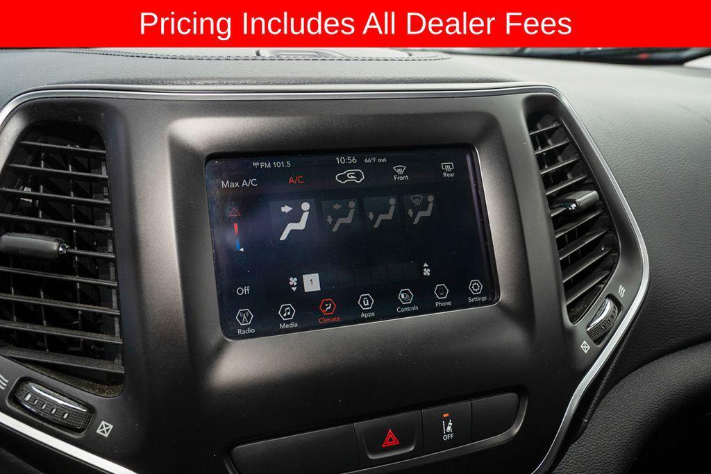 used 2021 Jeep Cherokee car, priced at $15,761