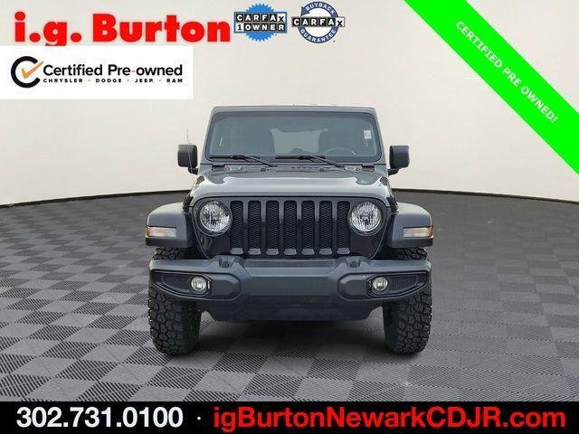 used 2021 Jeep Wrangler Unlimited car, priced at $29,887