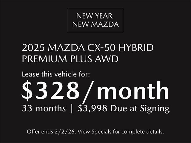new 2025 Mazda CX-50 Hybrid car, priced at $38,035