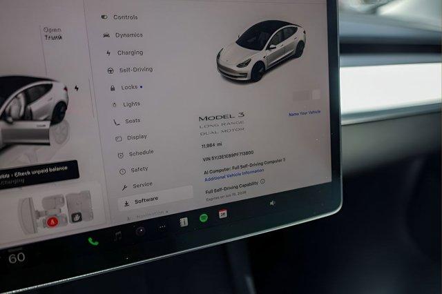 used 2023 Tesla Model 3 car, priced at $39,220