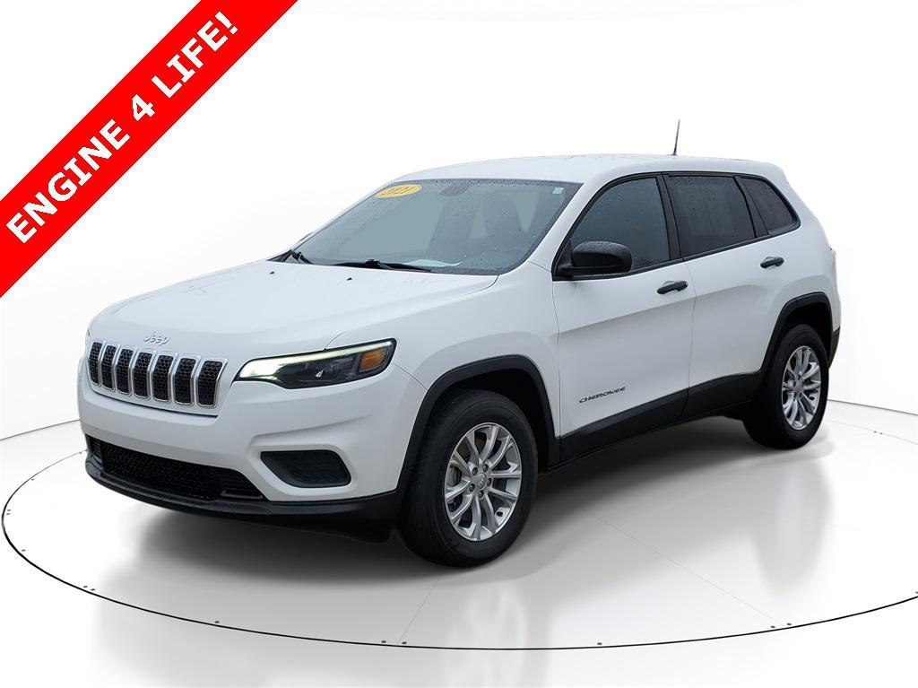 used 2021 Jeep Cherokee car, priced at $22,657