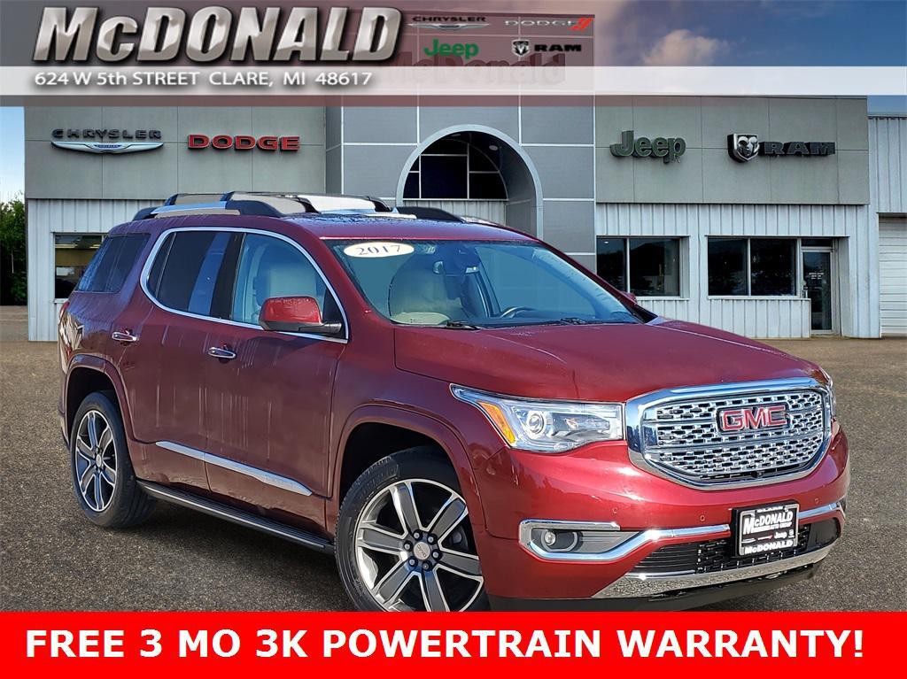 used 2017 GMC Acadia car, priced at $20,498