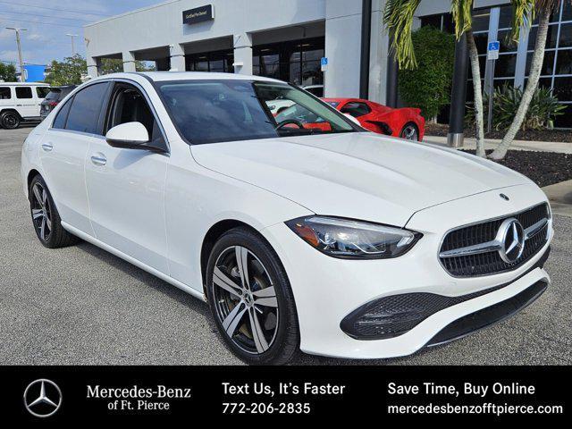 used 2022 Mercedes-Benz C-Class car, priced at $27,995