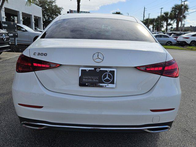used 2022 Mercedes-Benz C-Class car, priced at $27,995