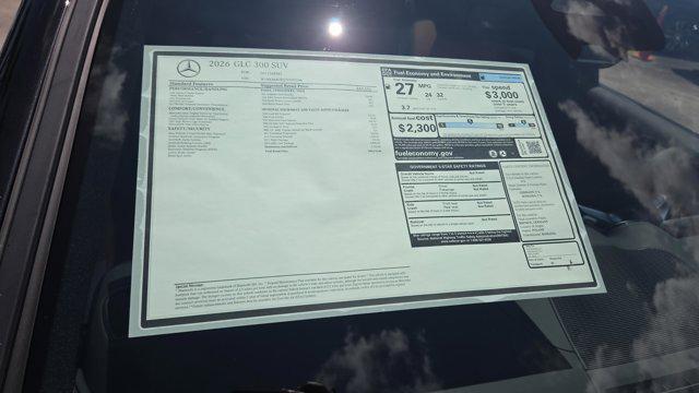 new 2026 Mercedes-Benz GLC 300 car, priced at $58,170