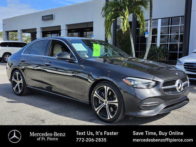 used 2022 Mercedes-Benz C-Class car, priced at $29,995