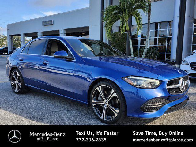 used 2023 Mercedes-Benz C-Class car, priced at $33,900