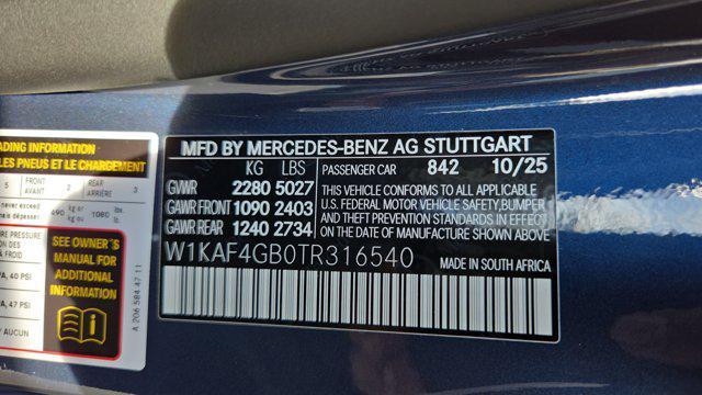 new 2026 Mercedes-Benz C-Class car, priced at $58,235