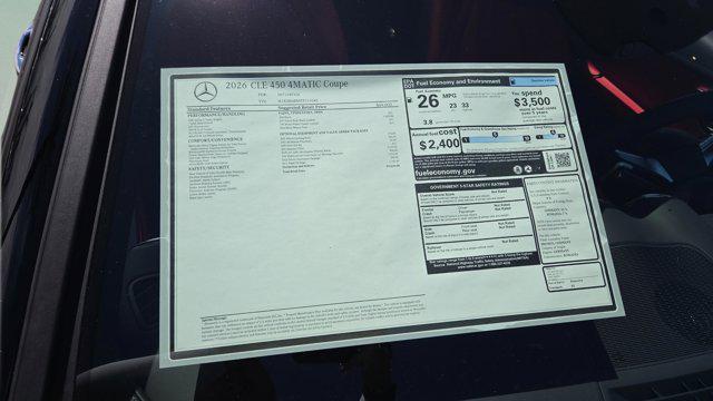 new 2026 Mercedes-Benz CLE 450 car, priced at $76,610