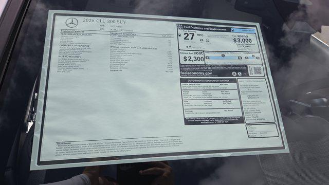 new 2026 Mercedes-Benz GLC 300 car, priced at $56,135