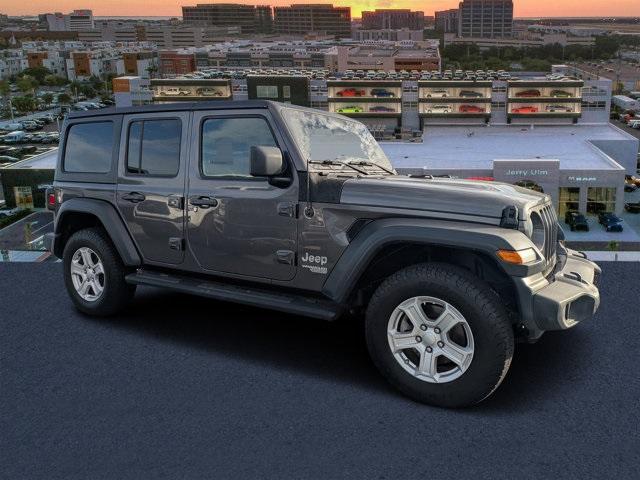 used 2020 Jeep Wrangler Unlimited car, priced at $20,394