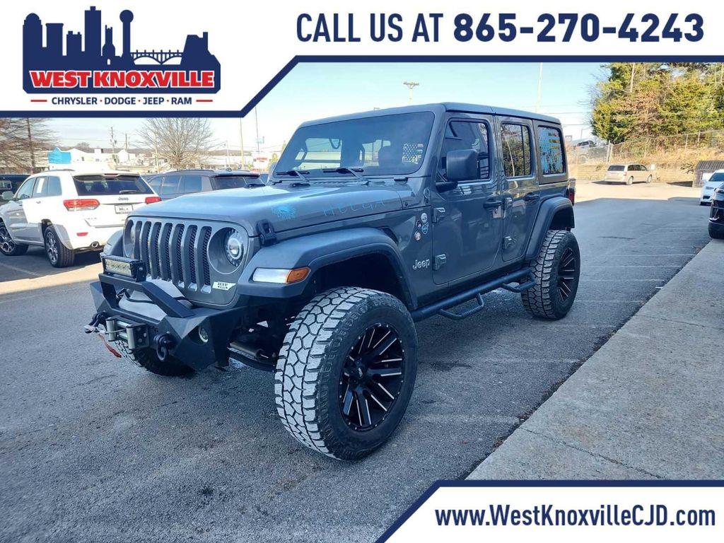 used 2021 Jeep Wrangler Unlimited car, priced at $23,500