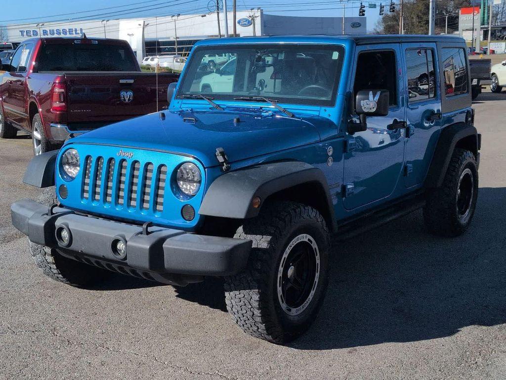 used 2016 Jeep Wrangler Unlimited car, priced at $9,699
