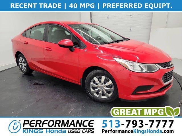 used 2018 Chevrolet Cruze car, priced at $6,876